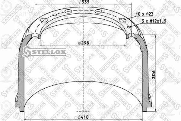 Запчасть STELLOX 8500032SX