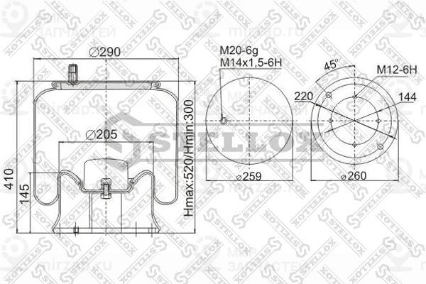 Запчасть STELLOX 9000811SX