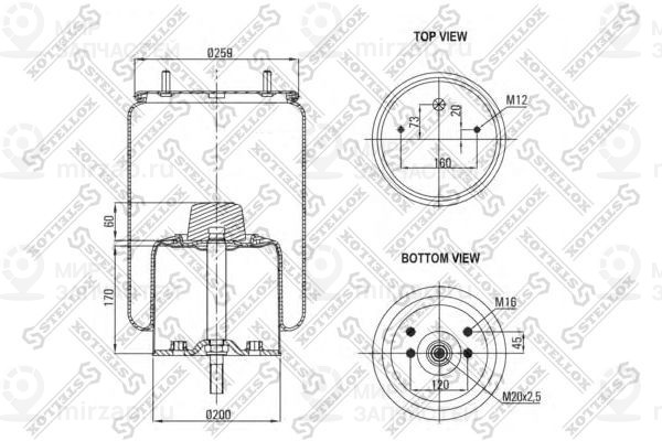 Запчасть STELLOX 9007241SX