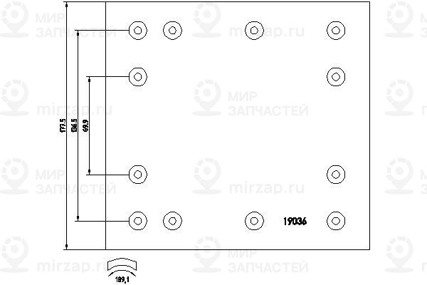 Запчасть TEXTAR 1903617