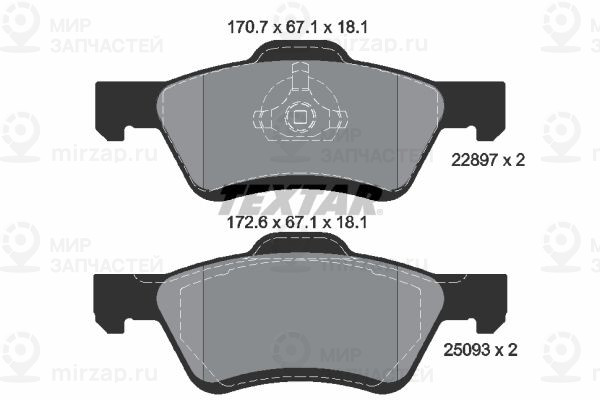 Запчасть TEXTAR 2289701