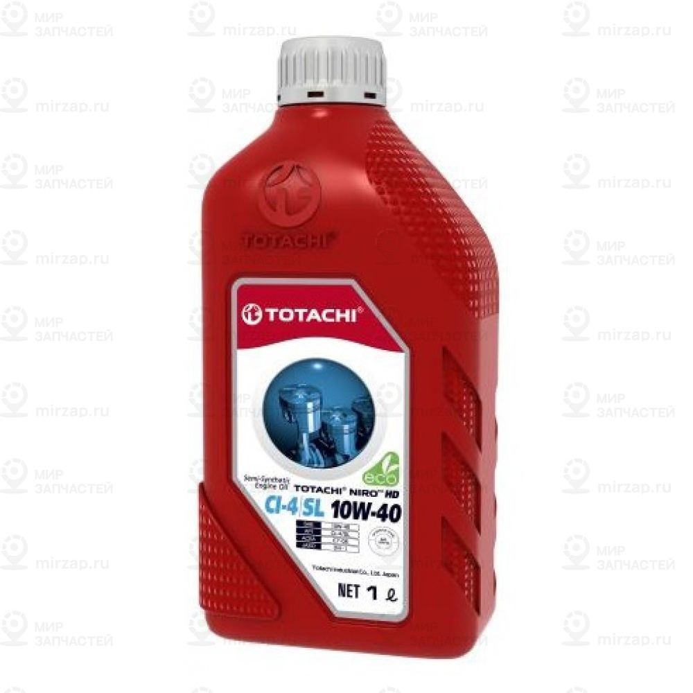 Масло Моторное Totachi Niro Hd Semi-Synthetic Api Ci-4 / Sl 10W-40 Пласт. 1Л
 TOTACHI 17901