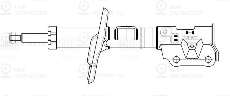 Амортизатор TRIALLI AG25166