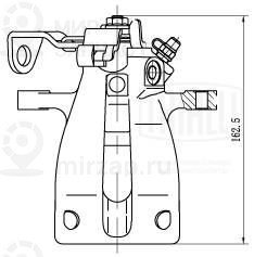 Тормозной суппорт TRIALLI CF203202
