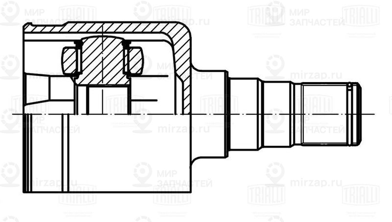 Шарнирный комплект, приводной вал TRIALLI GO702