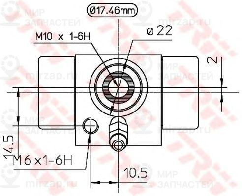 Запчасть TRW BWC107A
