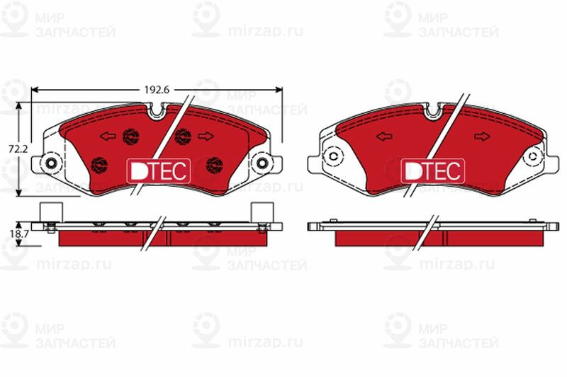 Запчасть TRW GDB1898DTE