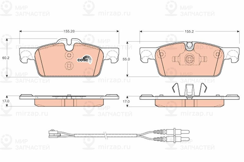 Запчасть TRW GDB1929