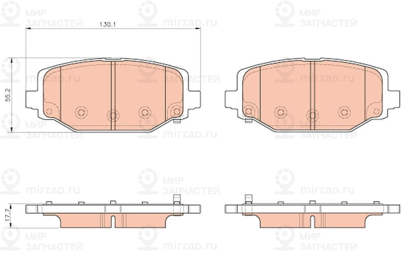 Запчасть TRW GDB1936