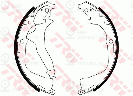 Комплект тормозных колодок TRW GS8800