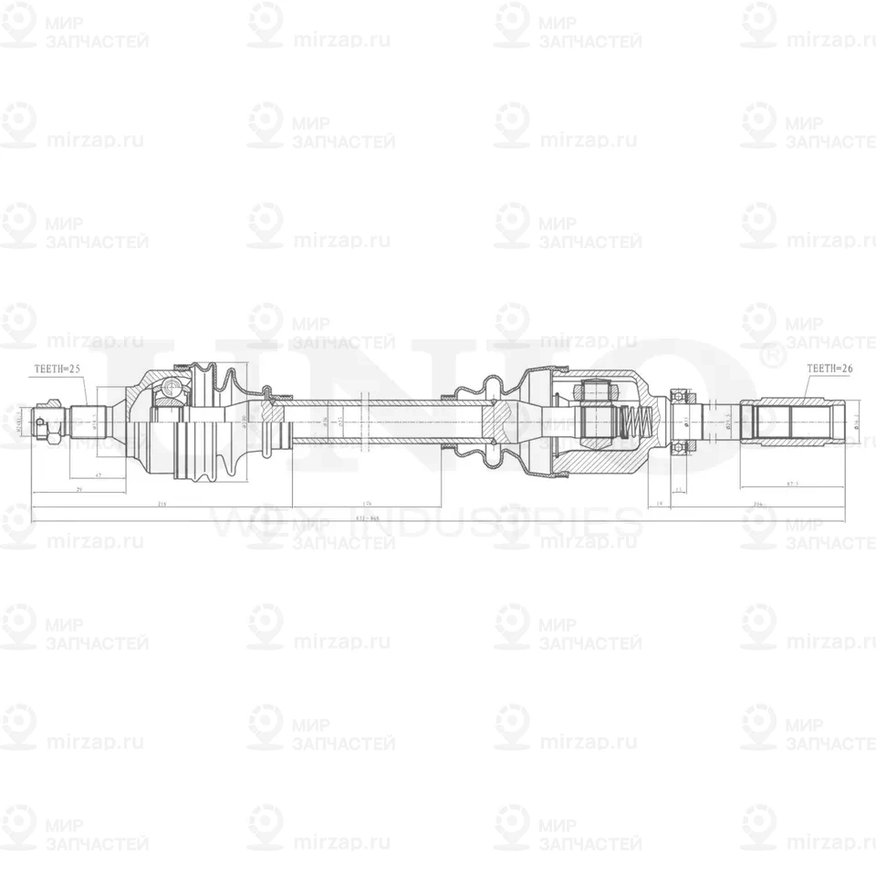 Запчасть UNIO CVJ10129