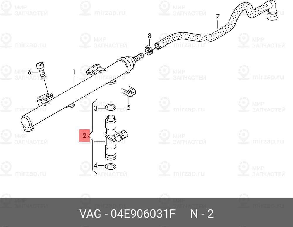 Запчасть VAG 04E906031F