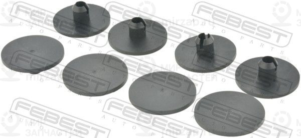 Втулка, листовая рессора FEBEST FECLIP002PCS8