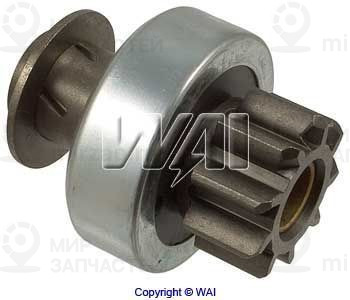 Привод с механизмом свободного хода, стартер WAI 548246