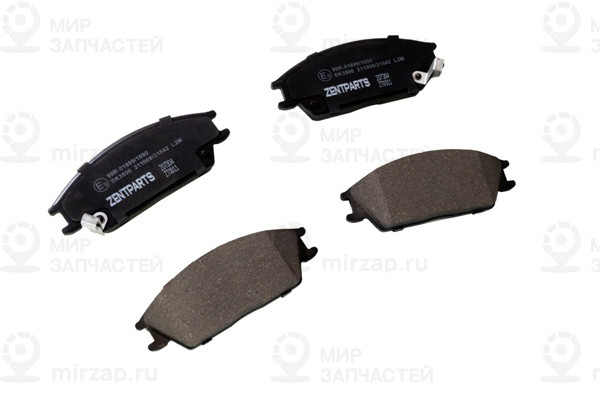 Z07304_колодки Дисковые Передние!\ Hyundai Accent All 00> ZENTPARTS Z07304