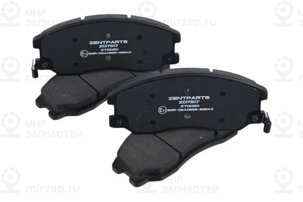 Z07517_колодки Дисковые Передние!\ Opel Antara, Chevrolet Captiva 2.0/2.0Cdti/2. ZENTPARTS Z07517