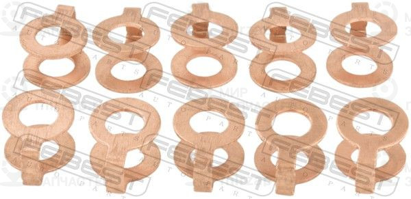 Уплотнительное кольцо, клапанная форсунка FEBEST RINGFL020PCS10
