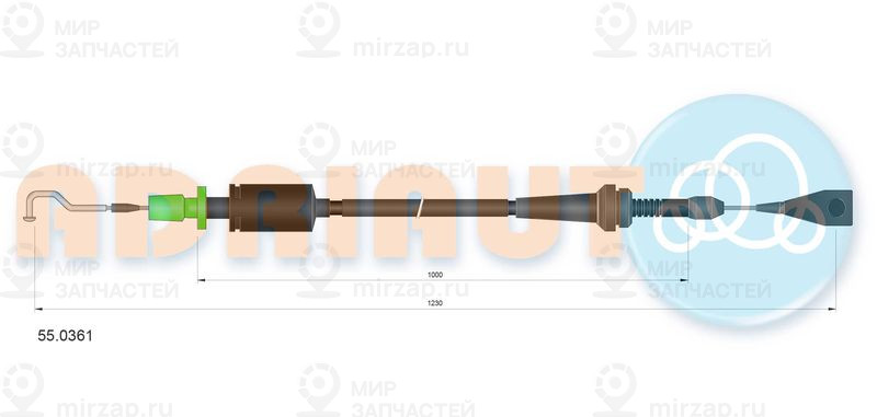 Тросик газа ADRIAUTO 550361