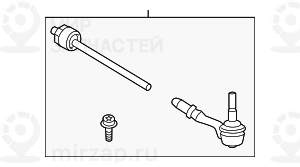 Spurstange Links
 BMW 32106871884