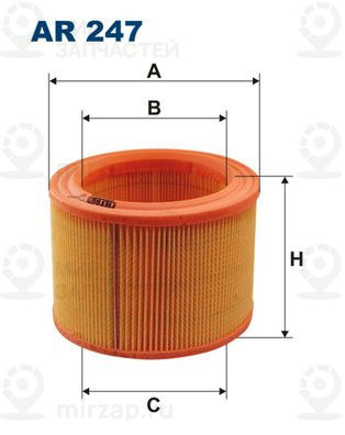 Воздушный фильтр FILTRON AR247