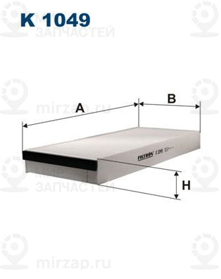 Запчасть FILTRON K1049