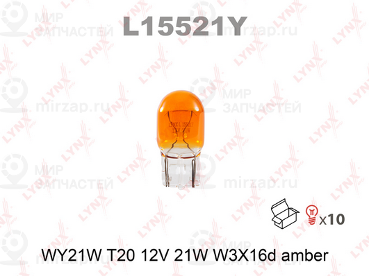 Лампа накаливания LYNX L15521Y