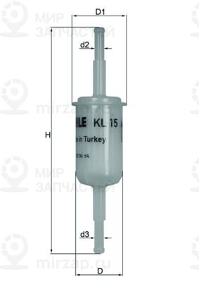 Запчасть MAHLE KL15OF