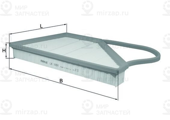 Воздушный фильтр MAHLE LX1091