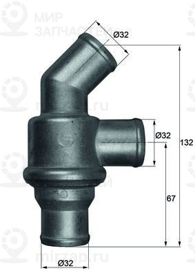 Термостат, охлаждающая жидкость MAHLE TH1680