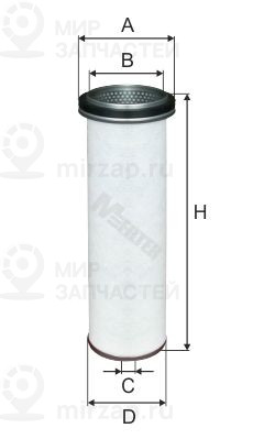Фильтр добавочного воздуха MFILTER A8981