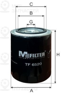 Фильтр масляный MFILTER TF6520