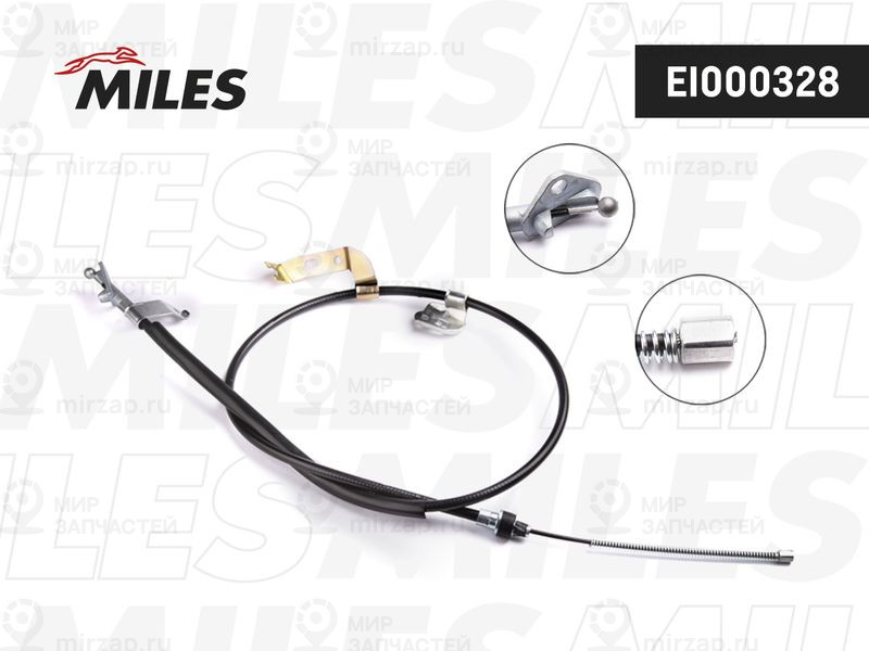 Тросик, cтояночный тормоз MILES EI000328