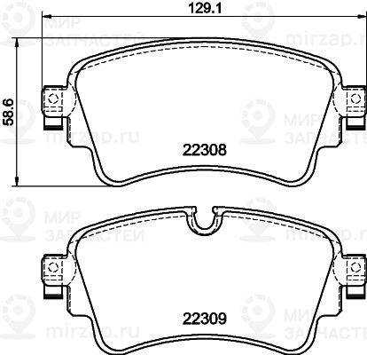 Колодки тормозные TEXTAR 2230804