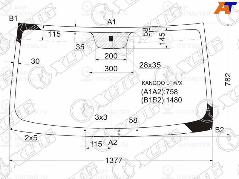 Запчасть XYG KANGOOLFWX