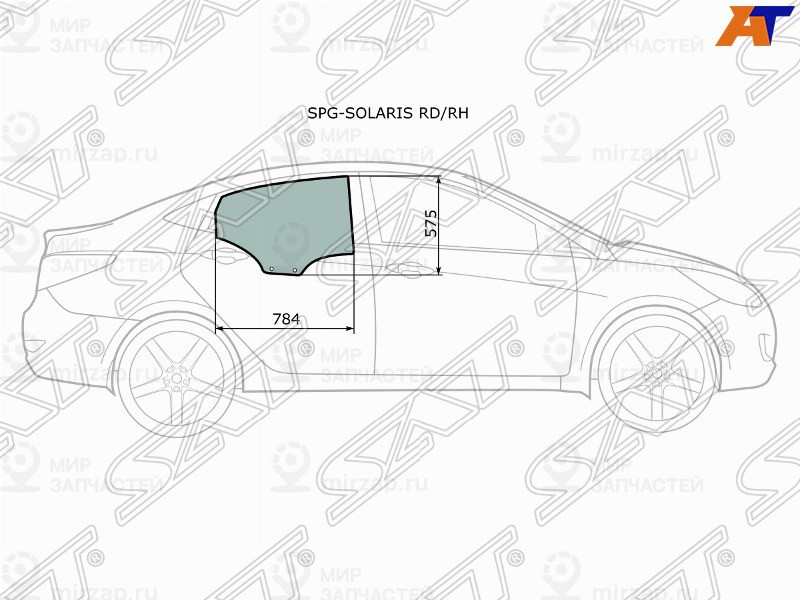 Запчасть XYG SOLARISRDRH