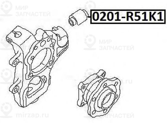 Запчасть ASVA 0201R51RK1