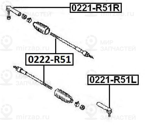 Запчасть ASVA 0222R51