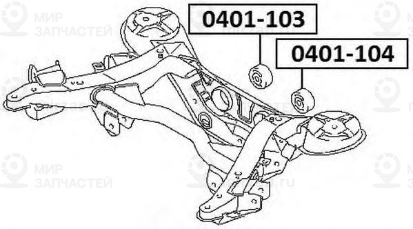 Запчасть ASVA 0401104