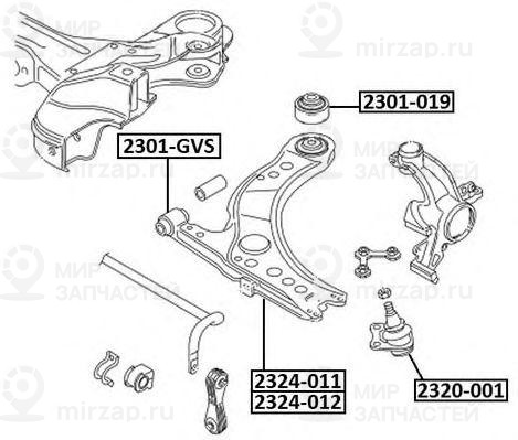 Запчасть ASVA 2324011