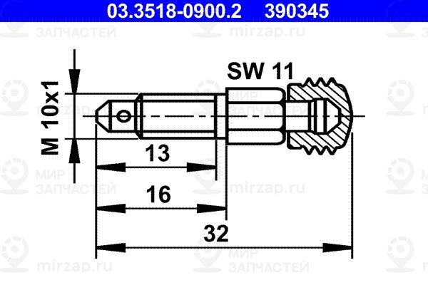 Запчасть ATE 03351809002