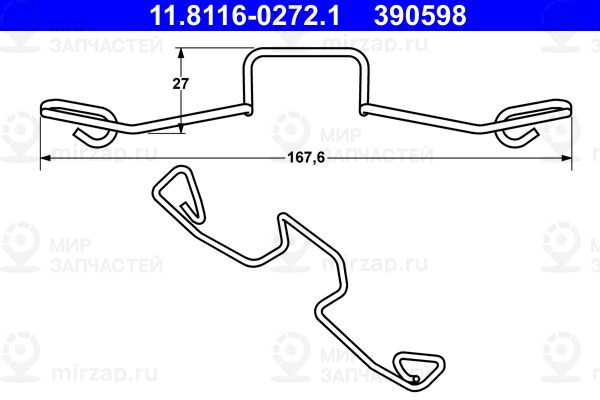 Запчасть ATE 11811602721