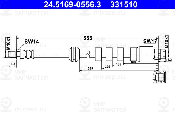 Запчасть ATE 24516905563