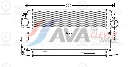 Интеркулер AVA BW4207