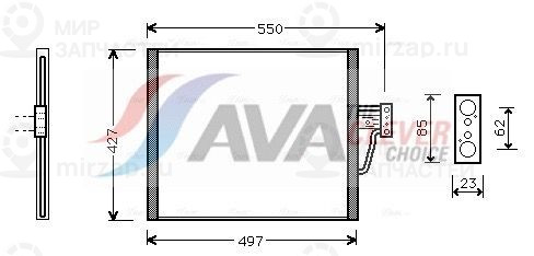 Конденсатор, кондиционер AVA BW5213