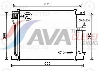 Конденсатор, кондиционер AVA DN5401D