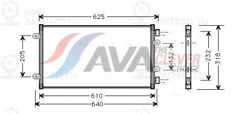 Конденсатор, кондиционер AVA FT5219
