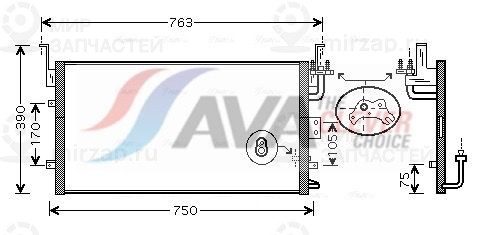 Конденсатор, кондиционер AVA HY5135