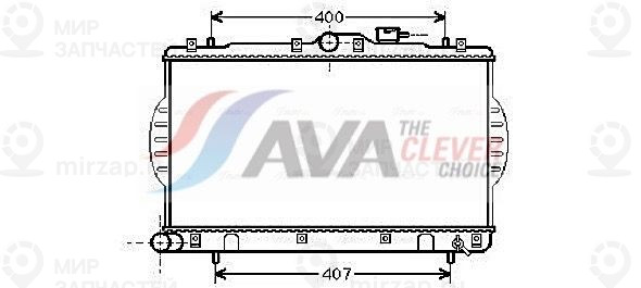 Радиатор, охлаждение двигателя AVA HYA2047