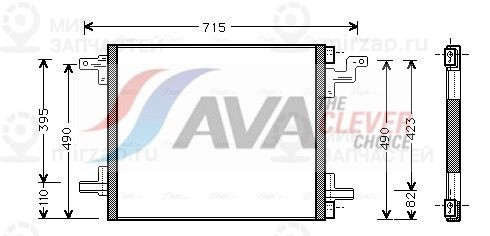 Конденсатор, кондиционер AVA MS5270