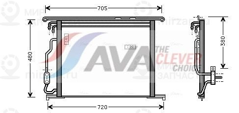 Конденсатор, кондиционер AVA MSA5280